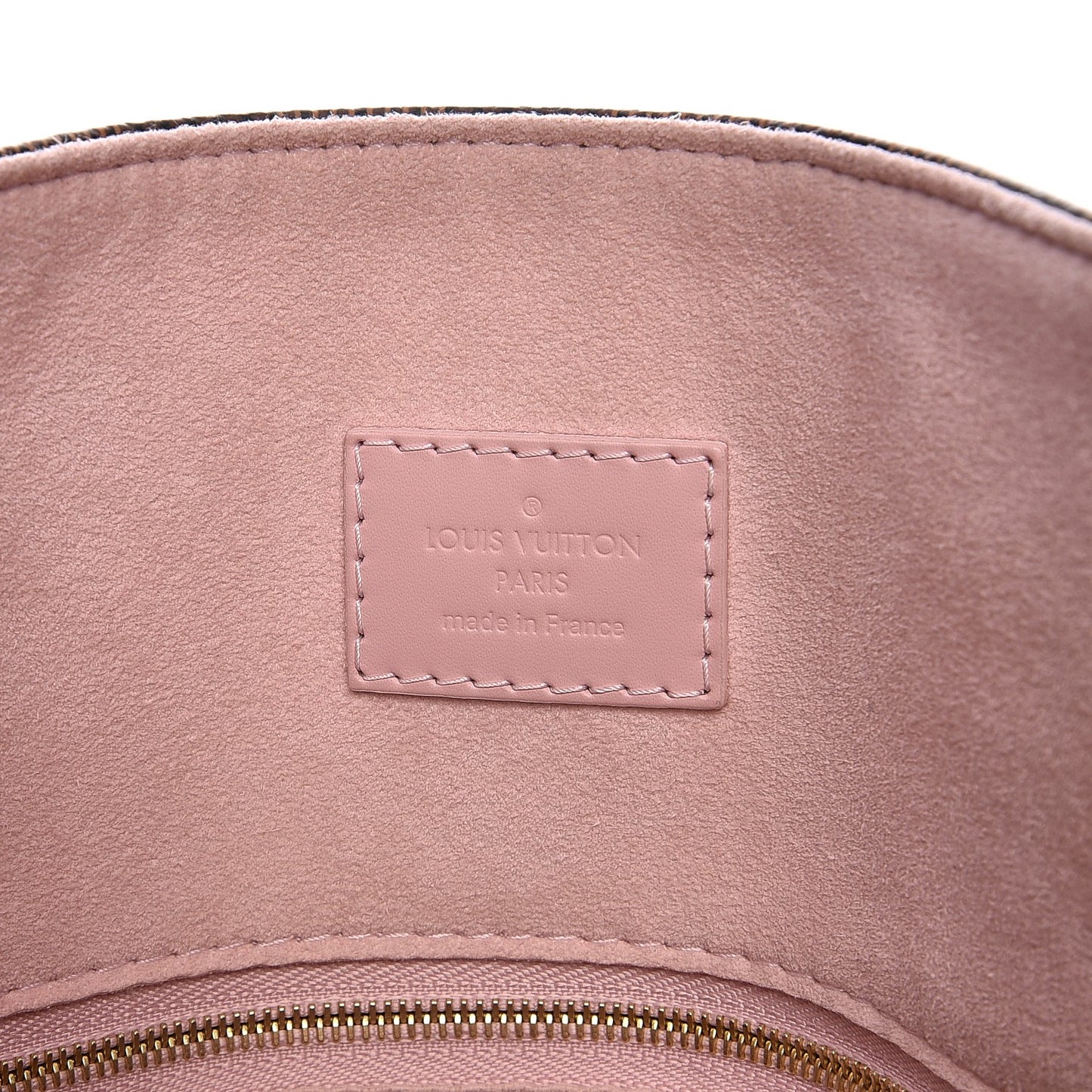 Damier Ebene Caissa Hobo Rose Ballerine