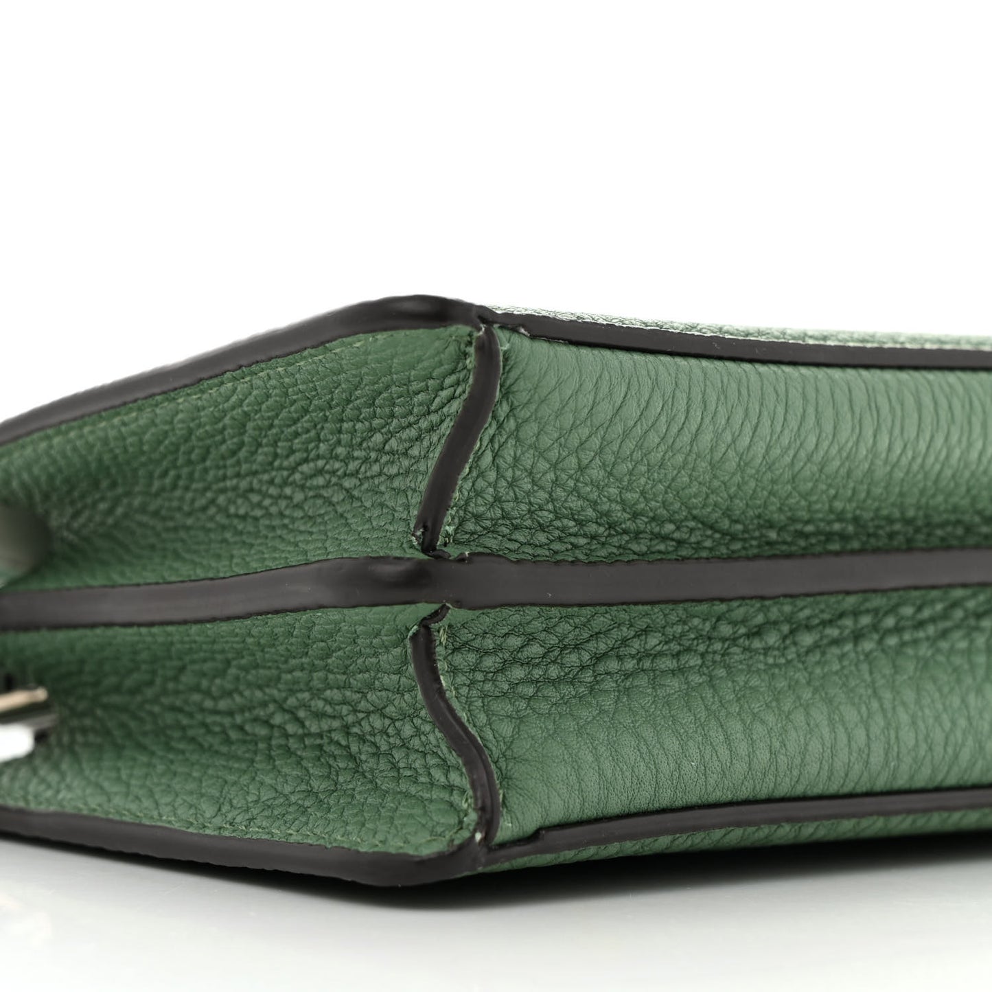 Cuoio Romano Vitello Cover Bi-Color Peekaboo I See U X Cross Satchel Green Island Maya
