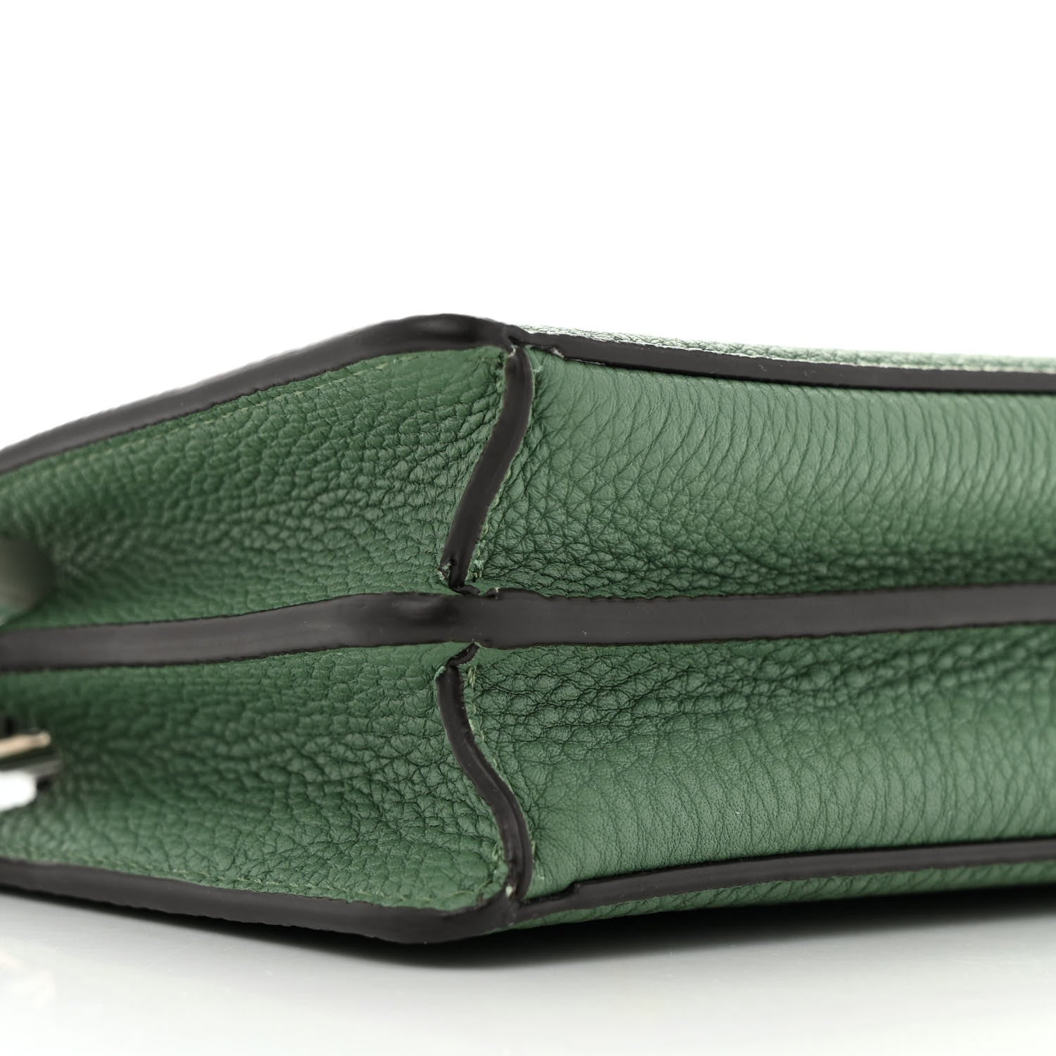 Fendi Cuoio Romano Vitello Cover Bi-Color Peekaboo I See U X Cross Satchel Green Island Maya 10 of 15