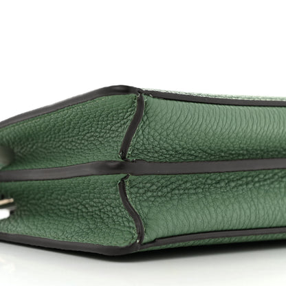 Fendi Cuoio Romano Vitello Cover Bi-Color Peekaboo I See U X Cross Satchel Green Island Maya 10 of 15