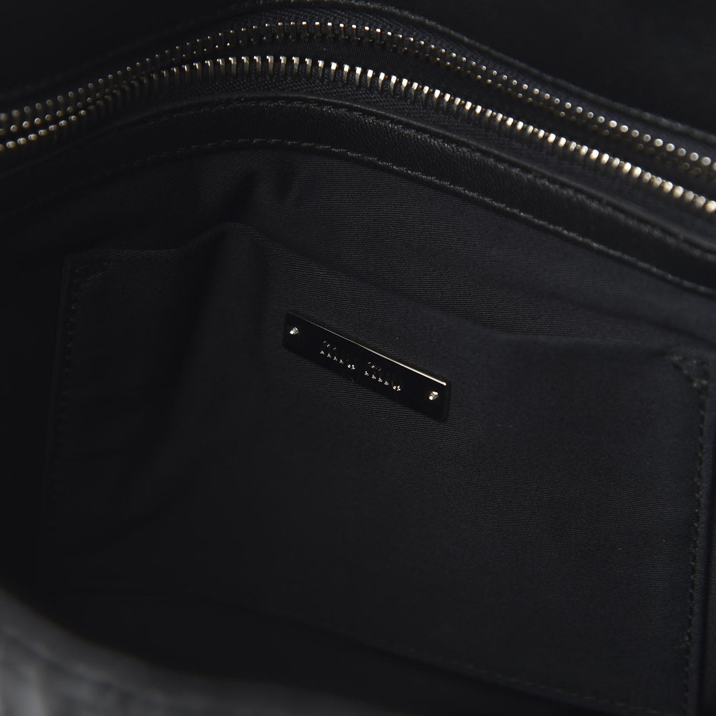 Nappa Matelasse Crystal Flap Clutch Black