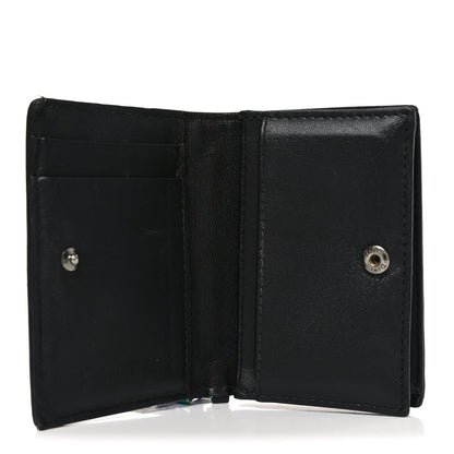 Christian Dior Lambskin Cannage Mini Lady Dior Wallet Black 5 of 7