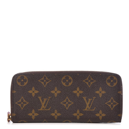 Louis Vuitton Monogram Clemence Wallet Fuchsia 1 of 8