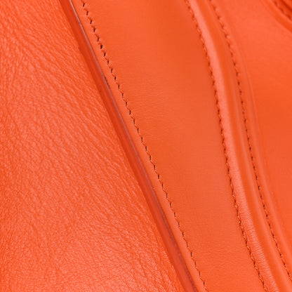 Celine Supple Calfskin Medium Phantom Luggage Orange 14 of 15