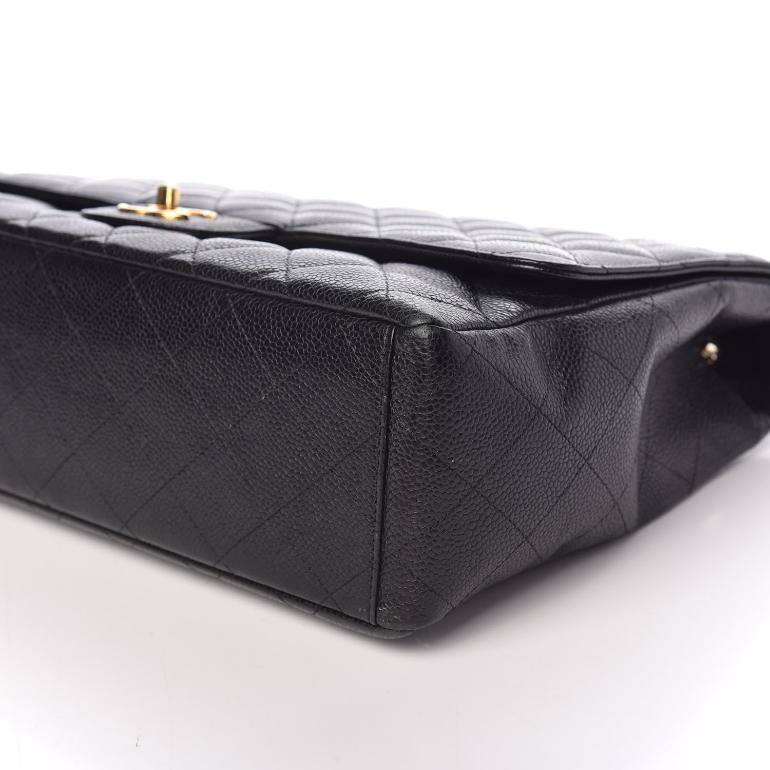 Chanel Caviar Quilted Maxi Single Flap Black 9 of 9