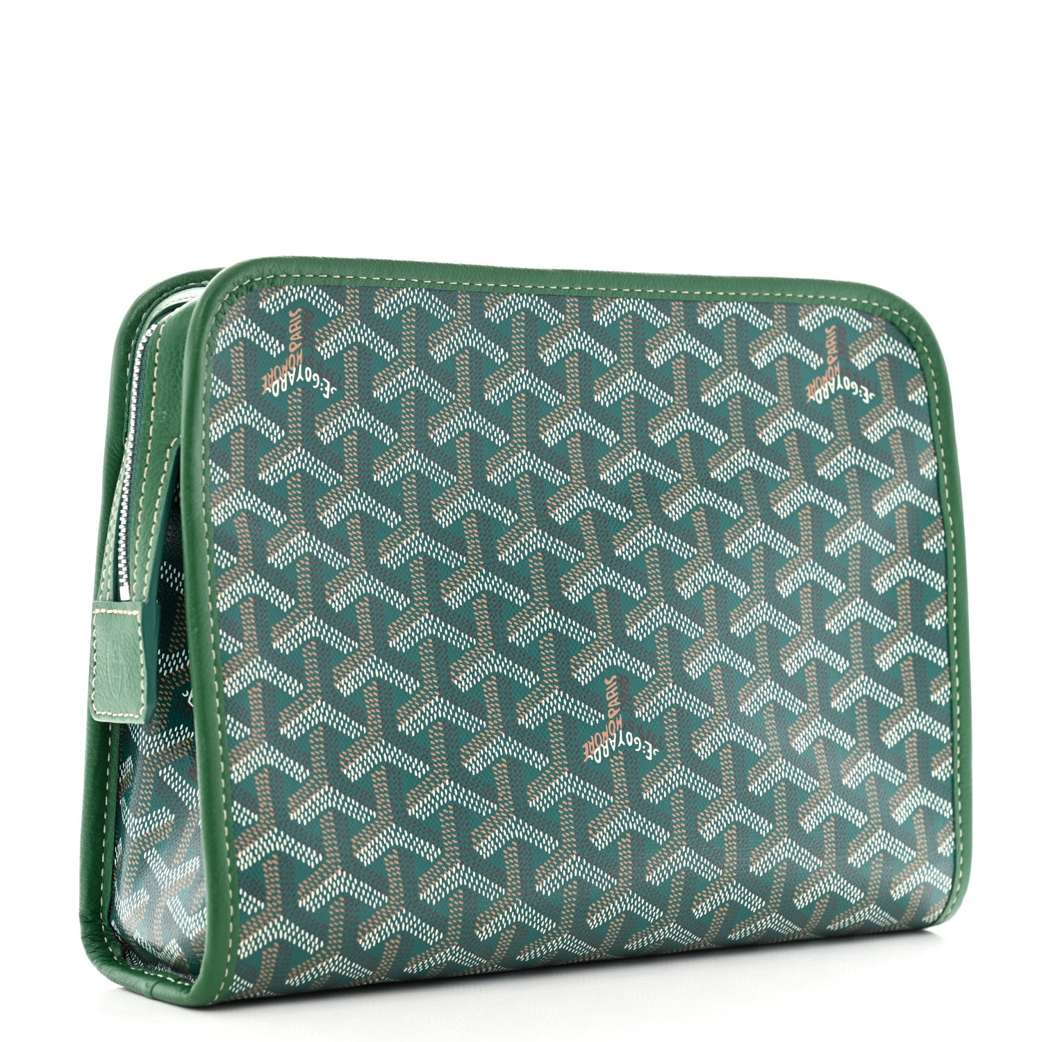 Goyard Goyardine Jouvence Toiletry Pouch MM Green 3 of 6