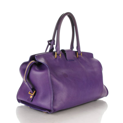 Saint Laurent Calfskin Medium Classic Y Cabas Purple 3 of 13