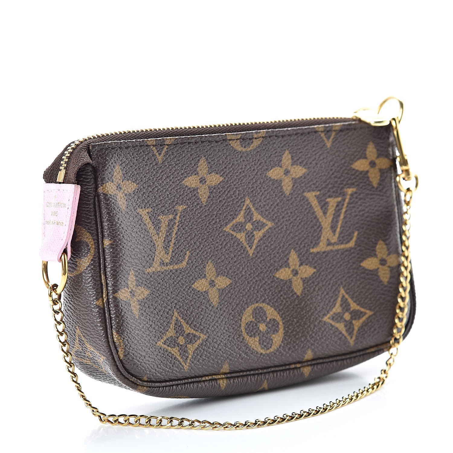Louis Vuitton Monogram 2016 Christmas Animation Mini Pochette Accessories Rose Ballerine 3 of 7