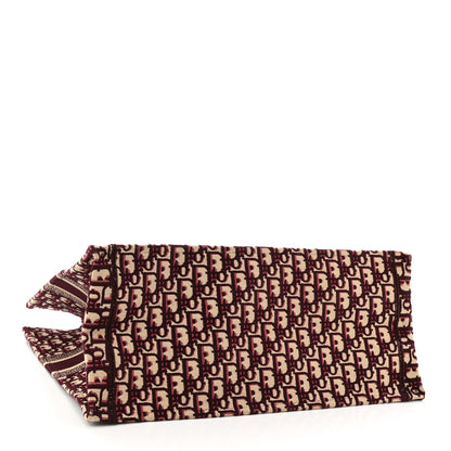 Christian Dior Oblique Large Book Tote Burgundy Multicolor 4 of 10