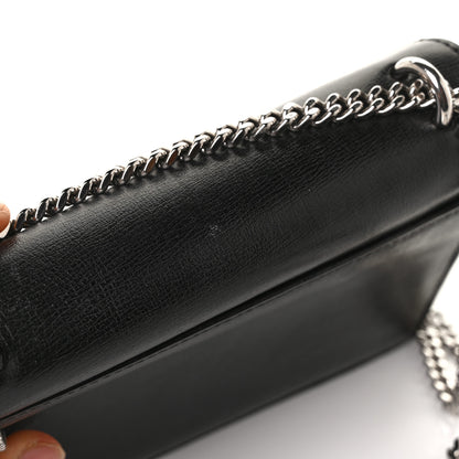 Saint Laurent Calfskin Monogram Sunset Chain Wallet Black 25 of 27