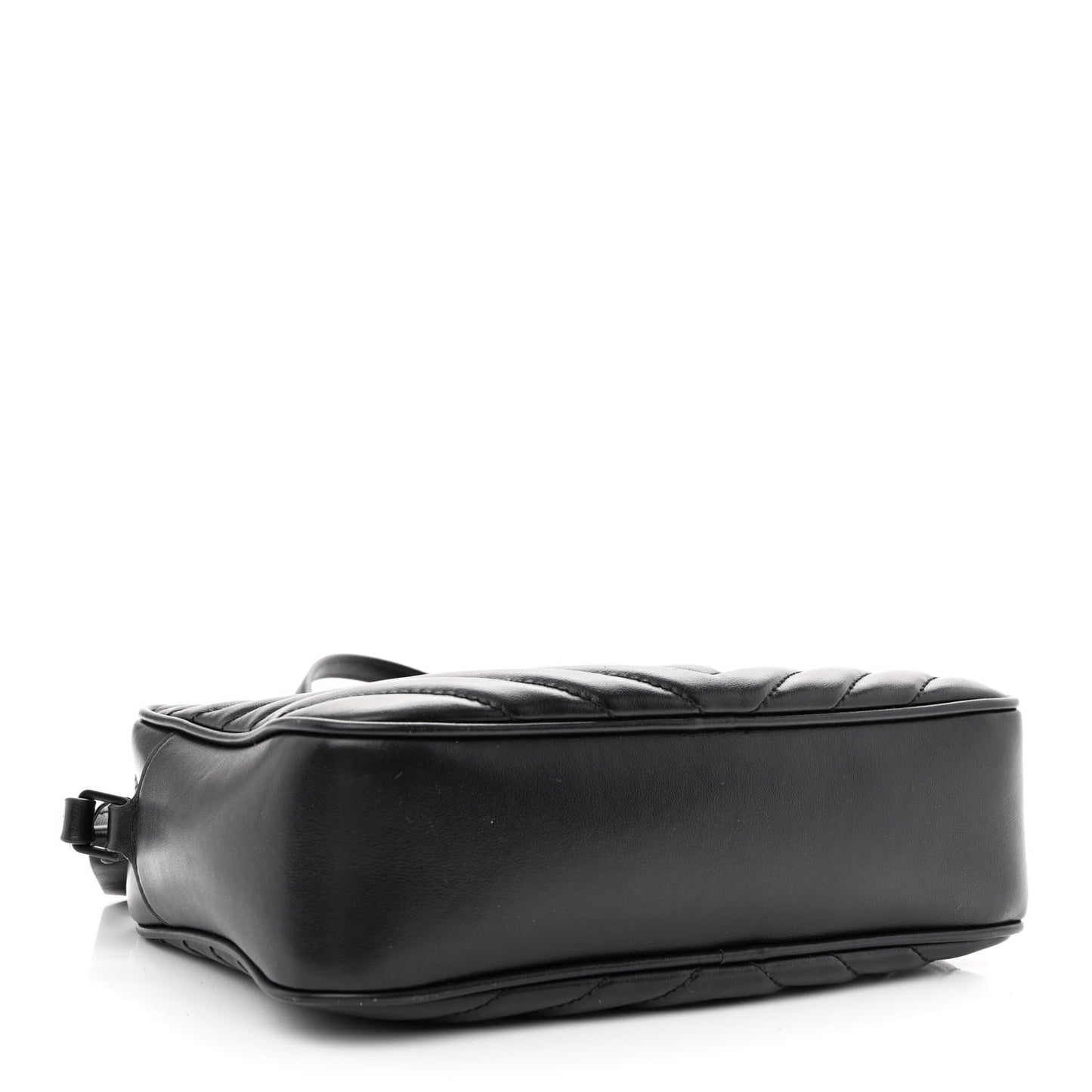Calfskin Matelasse Monogram Monochrome Lou Camera Bag Black