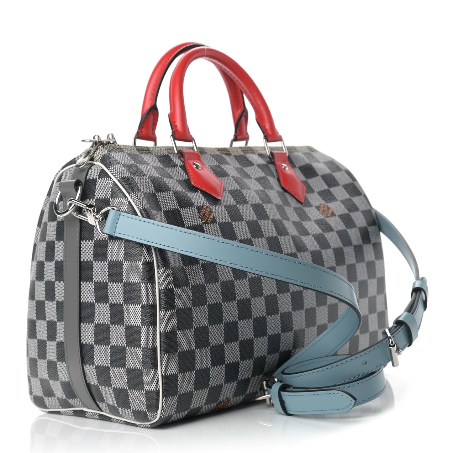 Damier Speedy Bandouliere 30 Black White