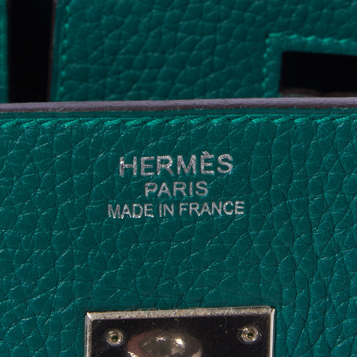 Taurillon Clemence Birkin 35 Malachite