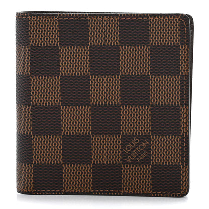 Louis Vuitton Damier Ebene Porte-Billets 6 Card Bi-Fold Wallet 1 of 8