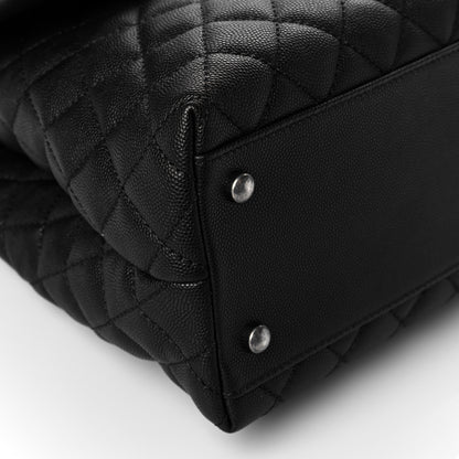 Chanel Caviar Quilted Medium Coco Handle Flap Black 9 of 10