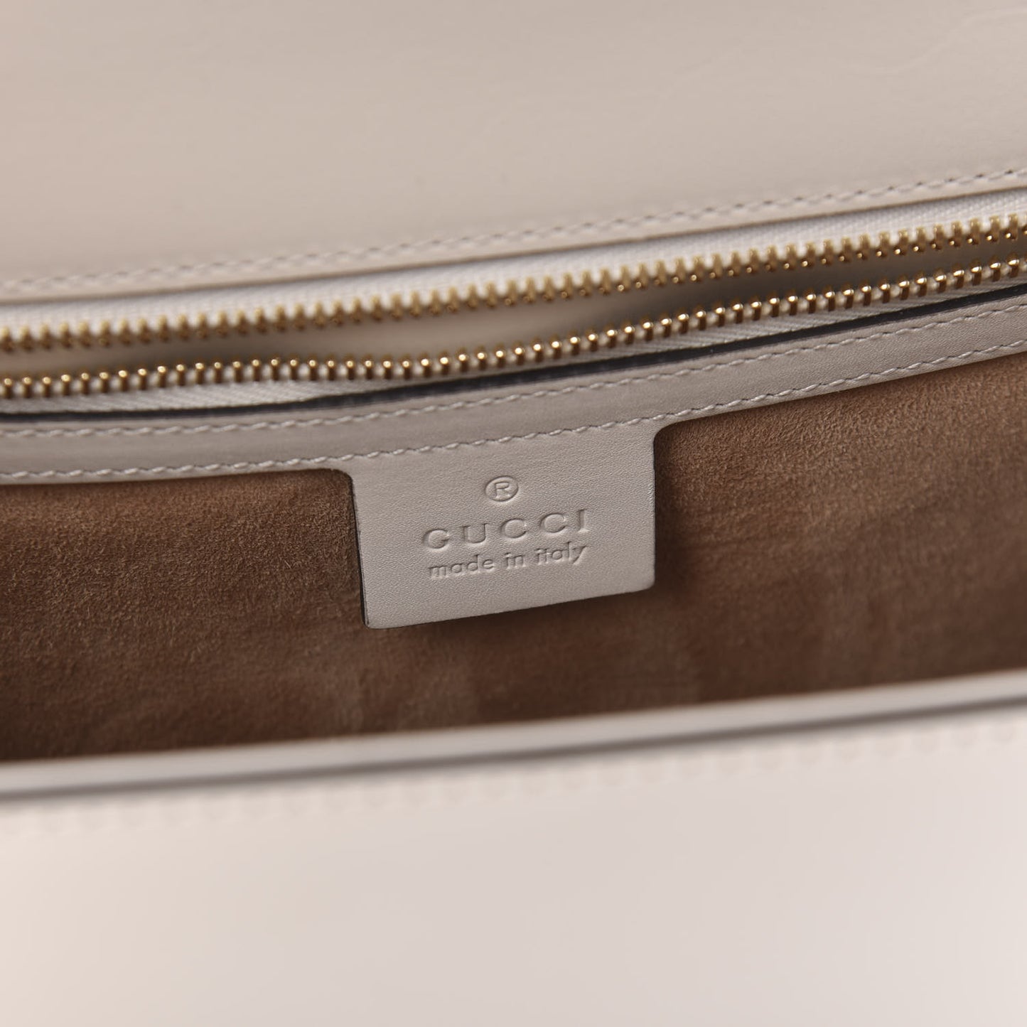 Calfskin Embroidered Medium Sylvie Top Handle Bag White