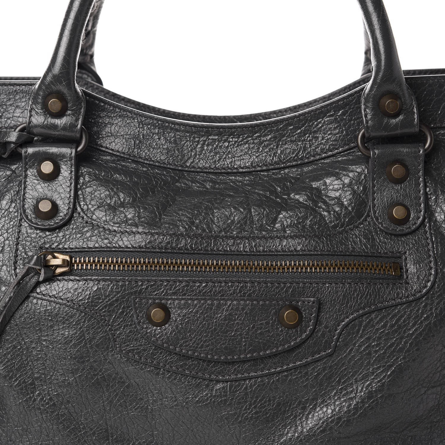 Balenciaga Agneau Classic Hardware City Gris Fossile 10 of 10