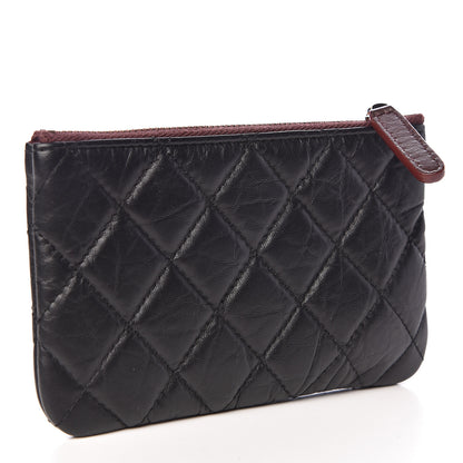 Chanel Aged Calfskin Quilted Small Reissue Cosmetic Case Black 3 of 7
