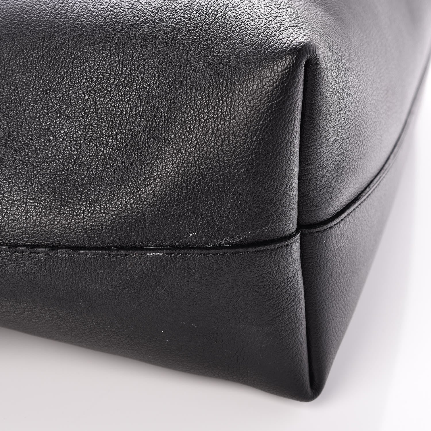 Saint Laurent Calfskin Large Shopping Tote Black 9 of 9