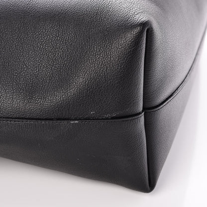 Saint Laurent Calfskin Large Shopping Tote Black 9 of 9