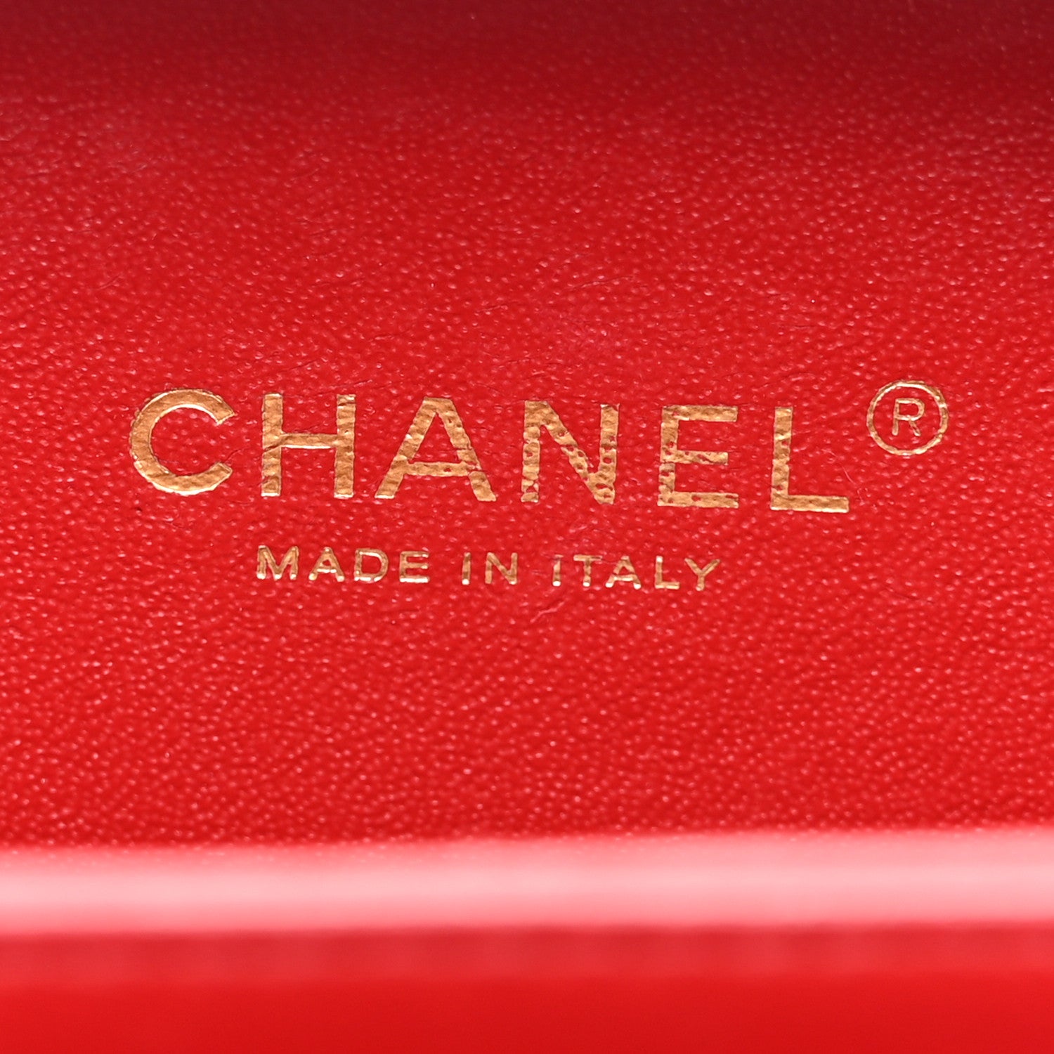 Chanel Caviar Quilted Small CC Filigree Vanity Case Red 6 of 10