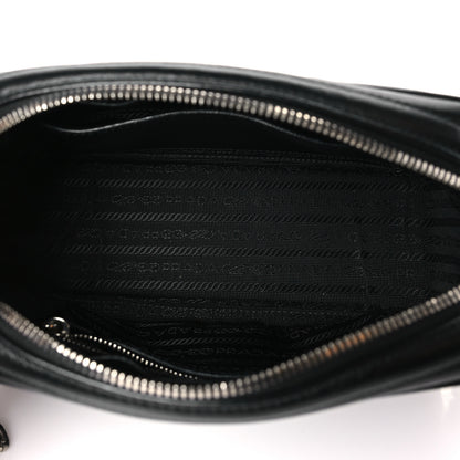 Prada Soft Calfskin Diagramme Camera Bag Black 5 of 11