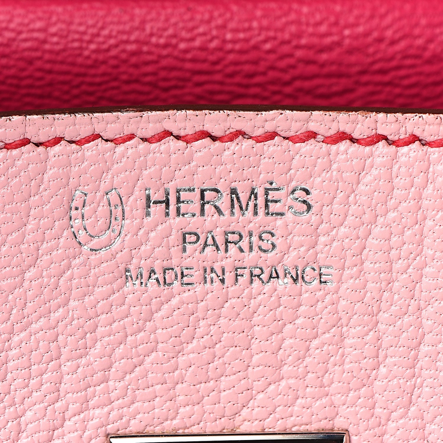 Hermes Chevre Mysore Horseshoe Birkin 25 Rose Sakura Rose Tyrien 5 of 35