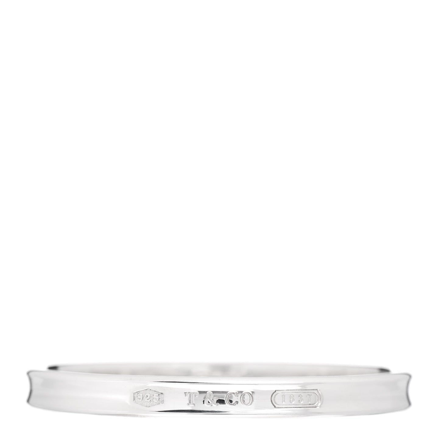 Sterling Silver Narrow 1837 Bangle Bracelet