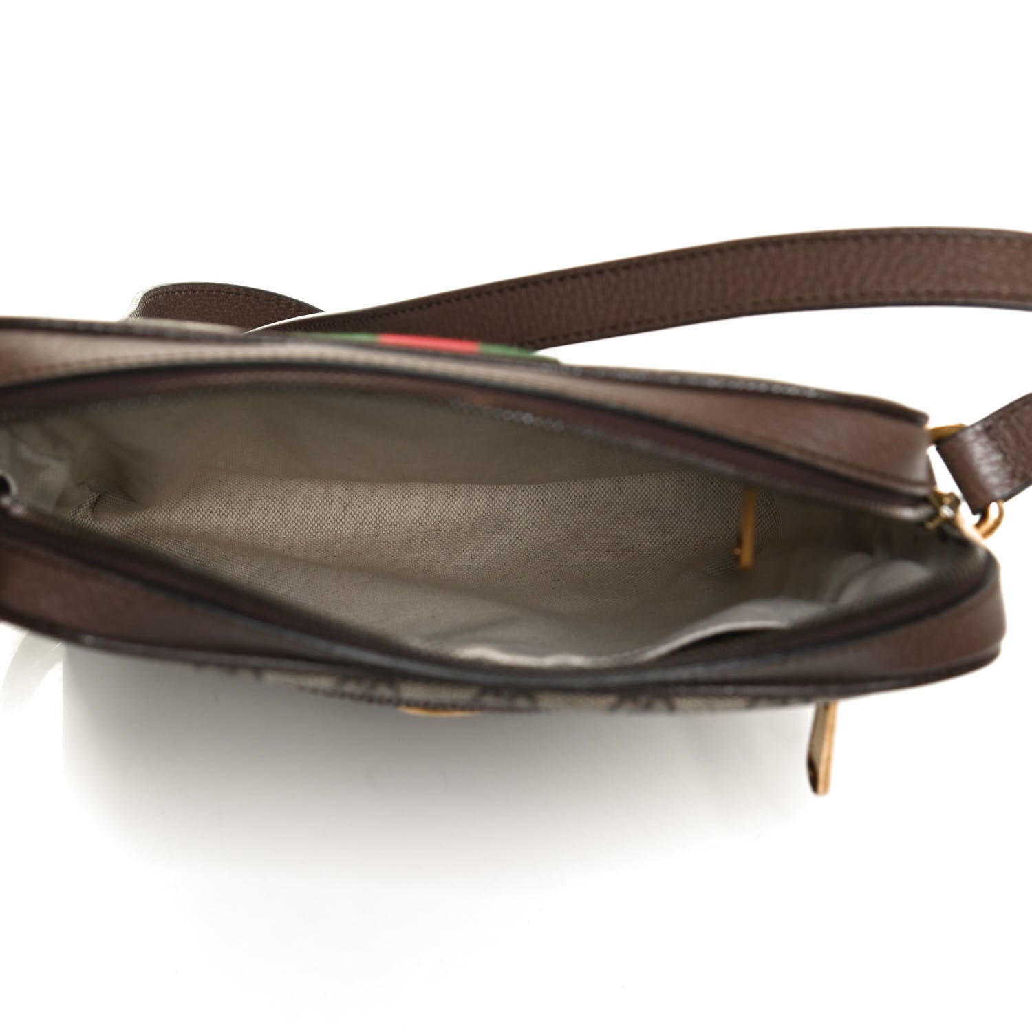 Gucci GG Supreme Monogram Web Small Ophidia Messenger Bag Brown 5 of 13