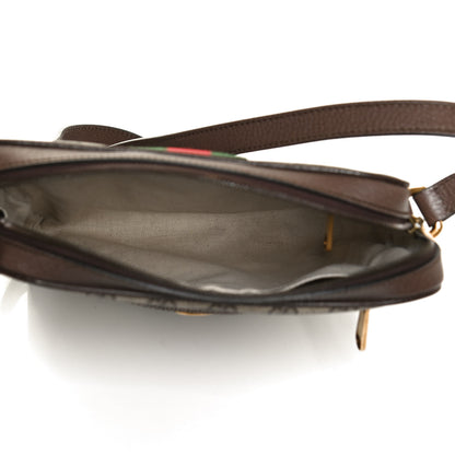 Gucci GG Supreme Monogram Web Small Ophidia Messenger Bag Brown 5 of 13