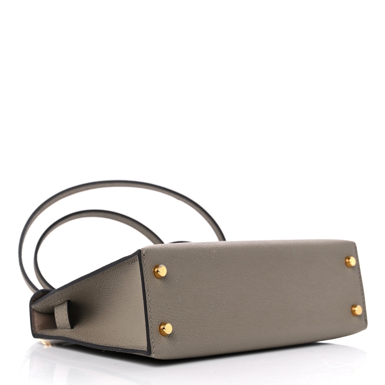 Hermes Epsom Mini Kelly Sellier 20 Etain 4 of 12