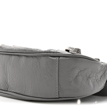 Balenciaga Agneau Arena Le Cagole Shoulder Bag XS Dark Grey 10 of 13