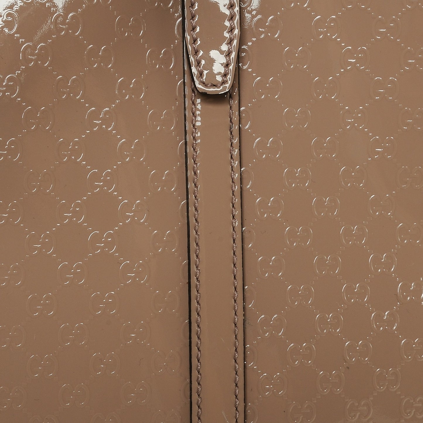 Patent Microguccissima Medium Nice Tote Dark Cipria