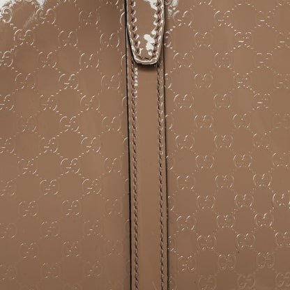 Gucci Patent Microguccissima Medium Nice Tote Dark Cipria 7 of 7