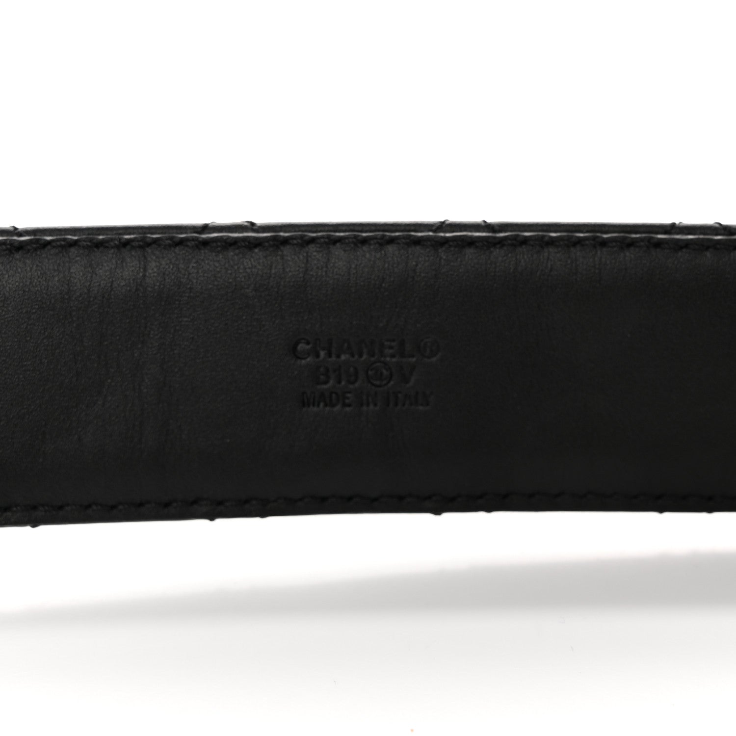Chanel Lambskin Quilted CC Chain Belt 90/36 Black 5 of 9