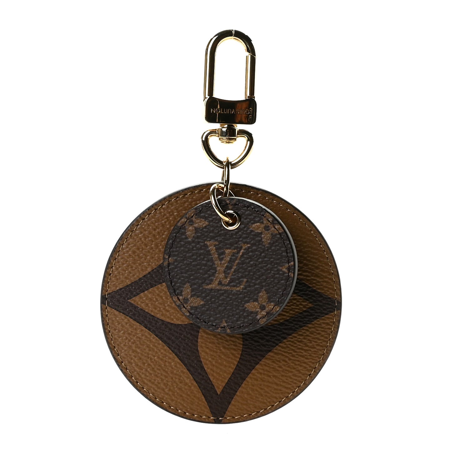 Monogram Reverse Key Holder Bag Charm