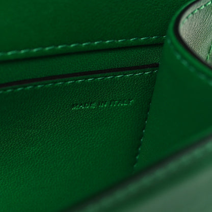 Valentino Garavani Calfskin Vlogo Small Loco Shoulder Bag Gea Green 6 of 8