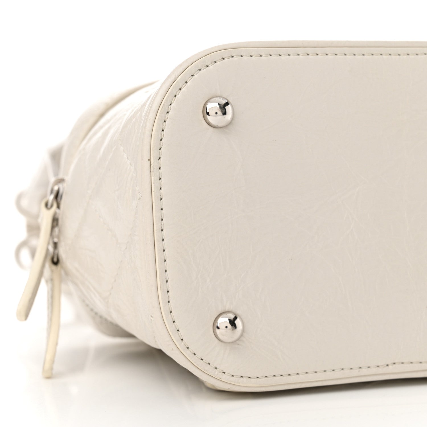 Chanel Crumpled Calfskin PVC Quilted Backpack White 10 of 21