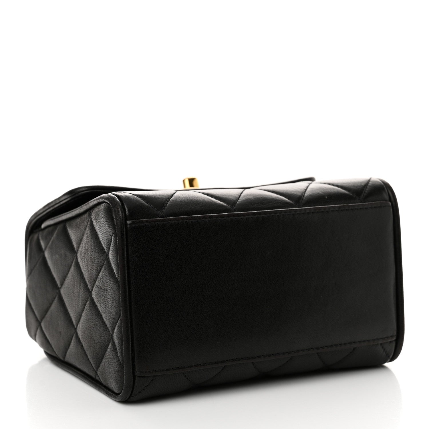 Chanel Lambskin Quilted Mini Square Flap Black 4 of 15