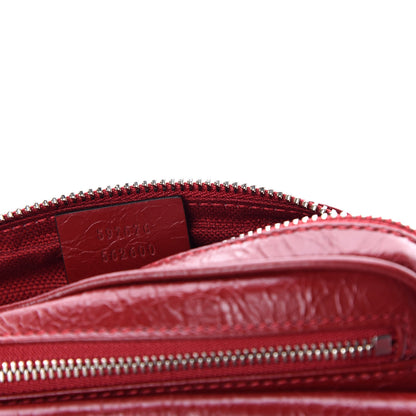 Gucci Fluffy Calfskin Mini Morpheus Belt Bag 70 28 Red 6 of 8