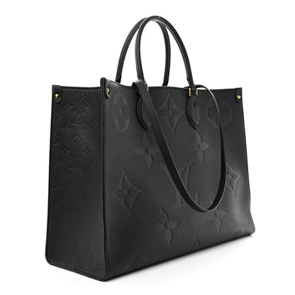 Louis Vuitton Empreinte Monogram Giant Onthego GM Black 3 of 9
