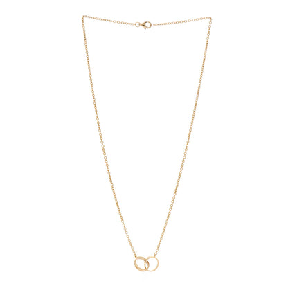 Cartier 18K Yellow Gold Interlocking LOVE Necklace 2 of 3