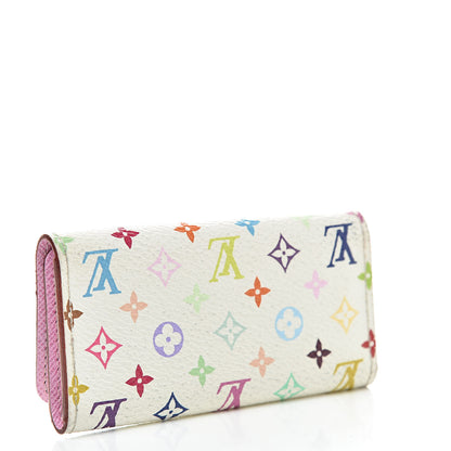 Louis Vuitton Monogram Multicolor Multicles 4 Key Holder White Litchi 3 of 9