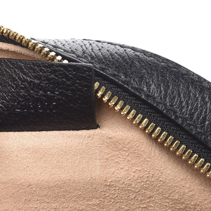 Gucci Grained Calfskin Web Mini Ophidia Round Shoulder Bag Black 7 of 11
