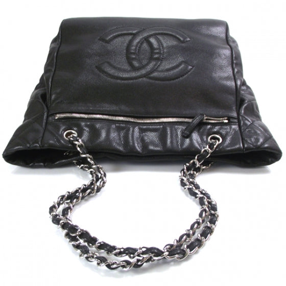 Caviar Large Tote Black