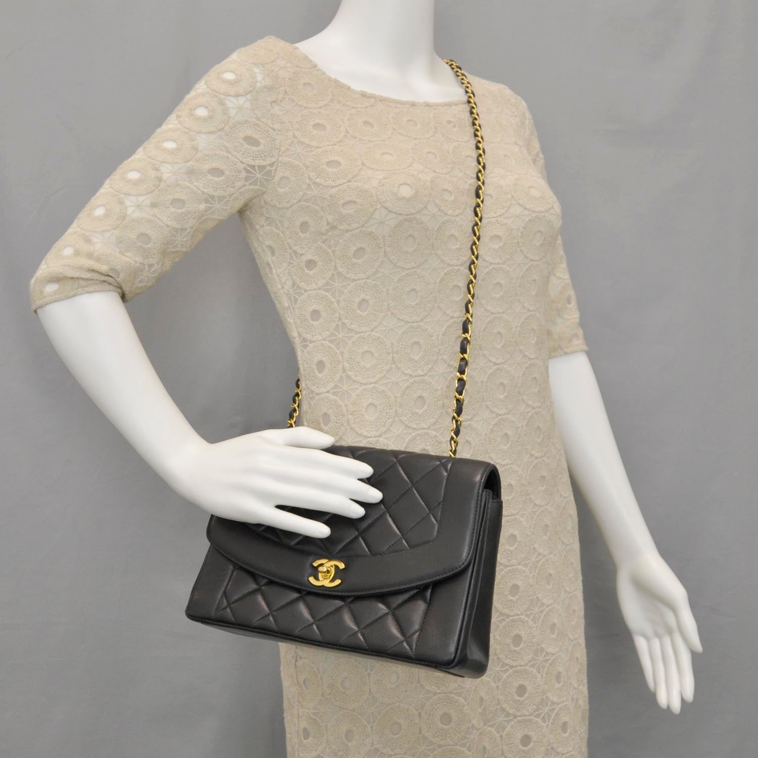 Chanel Lambskin Medium Flap Black 2 of 12
