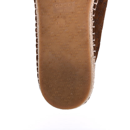 Gucci Suede Microguccissima Espadrilles 37.5 Nut Brown 11 of 16