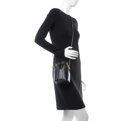 Fendi Vitello Liberty Lucido F is Fendi Mini Mon Tresor Bucket Bag Black 2 of 8