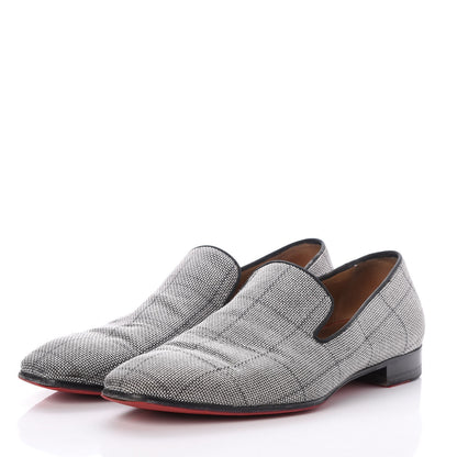 Christian Louboutin Mens Dandelion Flat Tissu Dorsilk Loafers 41.5 Black 3 of 11
