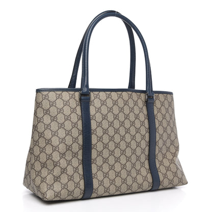 Gucci GG Plus Monogram Medium Joy Tote Navy 3 of 12